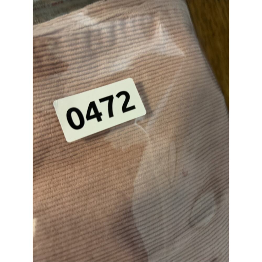 PacSun High Rise Wide Leg Corduroy Pants Jeans 24 Button Fly Peach Blush - Picture 11 of 11